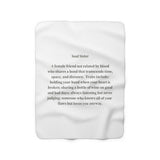 Soul Sister Sherpa Fleece Blanket