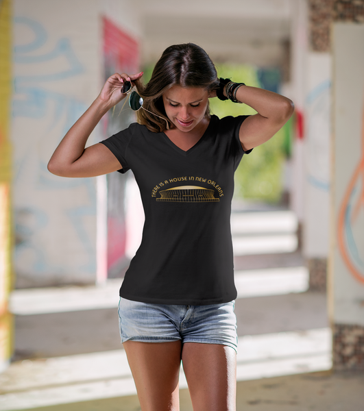 Womens Saints V-Neck Tee